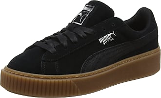 puma womens suede platform bubble trainers bungee cord