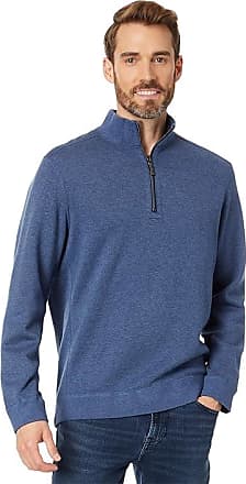 Lunya Chilled Blue Cozy Cotton Silk 1/4 Zip Pullover Sweater Size M