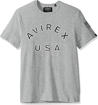 Avirex Mens Patched Crew Neck T-Shirt