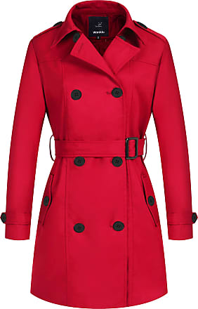 Red Trench Coats Up To 50, Ladies Red Trench Coat