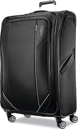 American Tourister American Tourister Zoom Turbo Softside Expandable Spinner Wheel Luggage, Black, Checked-Large 28-Inch