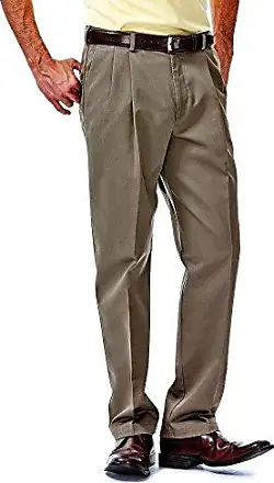 Haggar Men's The Active Series Performance Straight Fit Pant Regular and  Big & Tall Sizes, Moss Green, 30W x 30L : : Clothing, Shoes &  Accessories