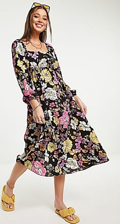 Miss Selfridge Midi-jurk room volledige print casual uitstraling Mode Jurken Midi-jurken 