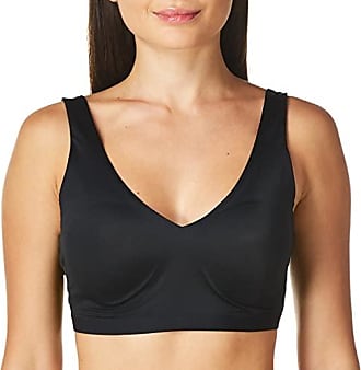 Warner's Womens Cloud 9 Super Soft, Smooth Invisible Look Wireless Lightly Lined Comfort Rm1041a T Shirt Bra, Black,Large