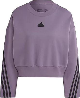 Sweat-shirt à capuche crop adicolor classics mauve Adidas