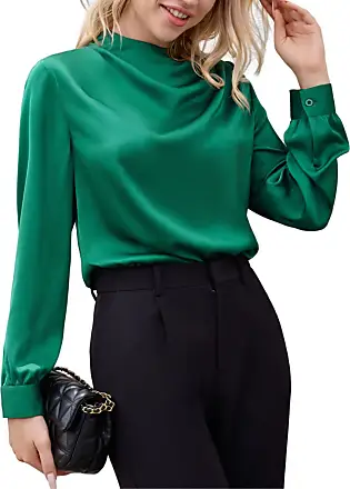 Green Tops For Women, Green Blouses
