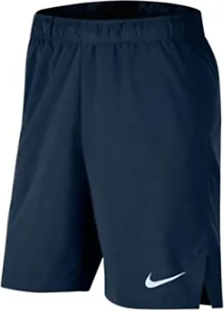 Nike color block woven shorts in blue