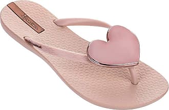 ipanema rose gold flip flops