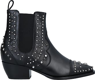 Damen Schuhe Stiefel Stiefel mit Hohen Absätzen Philipp Plein Leder Stiefelette in Schwarz 