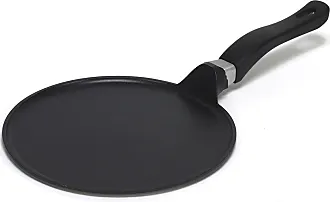 Imusa 9.5 inch Pre-seasoned Round Cast Iron Comal, Griddle/Grill Pan with  Handle 