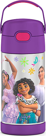Thermos Funtainer Stainless Steel Vacuum Insulated Kids Straw Bottle, Minecraft Girl, 12oz, Size: 12 Ounce, Purple