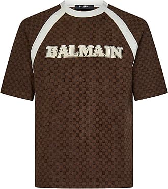 Balmain T-shirt Herren Farbe Braun In Brown