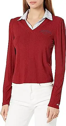 Tommy Hilfiger Women's Hoodie Sweatshirt, Sun Dried Tomato, XX