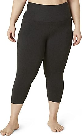 L33 L37 LAPASA Womens Slimming Capris Soft Wide Waistband Running Yoga Pants Wide Waistband Hidden Pocket L02 L38 