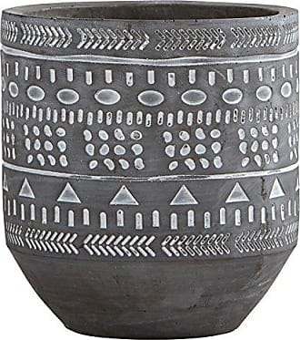 Rivet Moderne 36,5 cm hoch Weiß winkelförmige Steinzeug-Vase