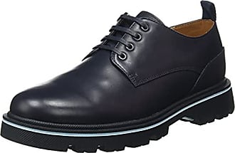 Herren Schuhe Schnürschuhe Derby Schuhe BOSS by HUGO BOSS Derbys aus poliertem Leder mit Logo-Prägung in Schwarz für Herren 