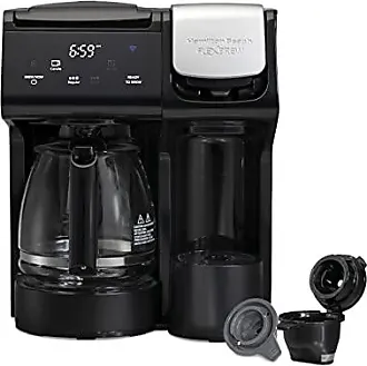  Hamilton Beach Convenient Craft Rapid Cold and Hot Brew Coffee  Maker, 16 oz. Single Serve Grounds Brewer, White (42500): Home & Kitchen