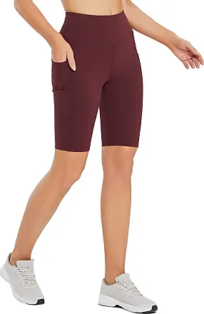 BALEAF Biker Shorts Women with Pockets Workout Gym Spandex Shorts