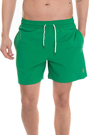 Costume da Bagno Uomo Boxer Pantaloncini Corti Shorts Mare Bicolore Blu Verde 