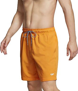 OLASUL Men's Orange 6" Solid Swim Trunks $95 NEW 