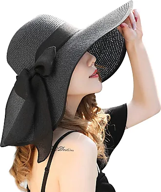 Panama Beach Sun Hat Mens Womens Straw Wide Brim Beach Belt Buckle Fedora  Hat Packable Short Brim Roll Up Travel Hat