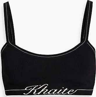 Khaite - Dillon snakeskin-jacquard Curved Bandeau Top - Womens - Multi