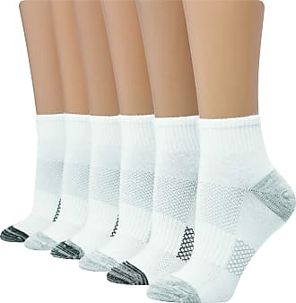 Hanes Womens 6-Pair Lightweight Breathable Ventilation Ankle Socks