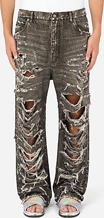 Dolce & Gabbana Denim Jeans Over grau gewaschen mehrere Risse in Grau für Herren Herren Bekleidung Jeans 