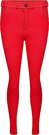 red skinny pants womens