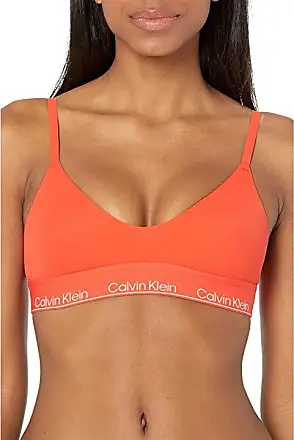 Calvin Klein Women's Athletic Lightly Lined Triangle Bralette, Blue Bepths,  Medium : : Clothing, Shoes & Accessories