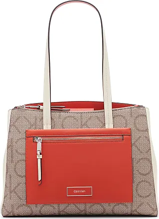 Calvin Klein Brown Polyester Women's Handbag - ShopStyle Shoulder Bags