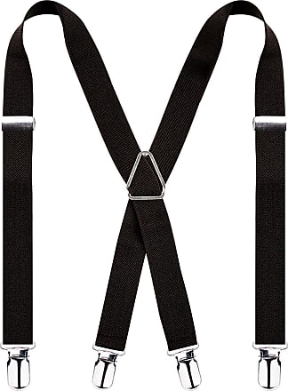 Heavy Duty Strong Clips Adjustable Elastic X Back Braces Big and Tall Mens Suspenders Suspenders for Men 