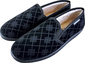 DUNLOP QUALITY MENS BOYS SLIPPERS BLACK OR NAVY SIZE UK 6-13 NEW IN BOX 