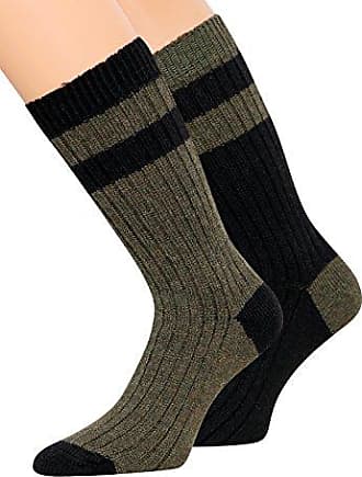 Gr.39/42  Gr.43/46  Gr.47/50 2 Paar Alpaka-Woll-Socken gerippt ohne Umschlag