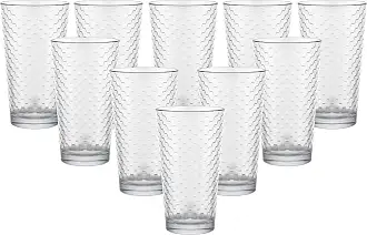 Circleware 76831 Radiance Wine Glasses, Set of 4, 14.5 oz All-Purpose Elegant Entertainment Party Beverage Glassware Drinking Cups for Water, Juice
