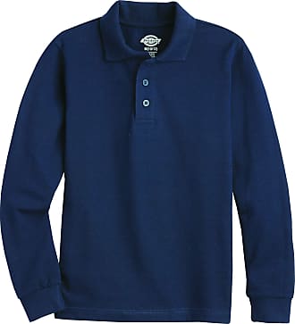 Dickies Long Sleeve Polo Shirt Navy Blue XX-Large