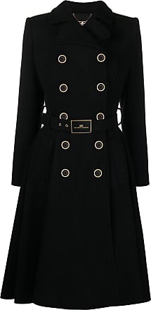 Elisabetta Franchi pink high low trench storagesearch.com