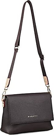 Schwarz Große Business Damenhandtasche Schultertasche Nylon Tasche mit RFID Fach bugatti Contratempo Shopper Handtasche Damen mit 15“ Laptopfach 
