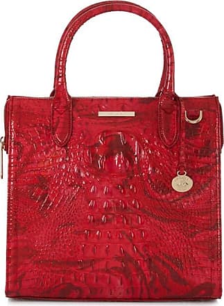 Leather handbag Brahmin Red in Leather - 40545709