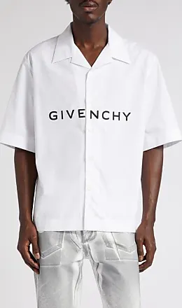 Givenchy 4G motif-embroidered checked shirt - Green