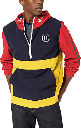 yellow and blue tommy hilfiger windbreaker