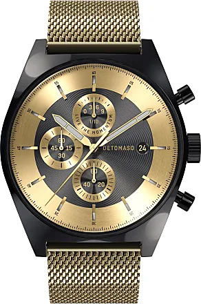 Chronograph Gold Black - Mesh Gold