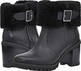 black leather uggs womens