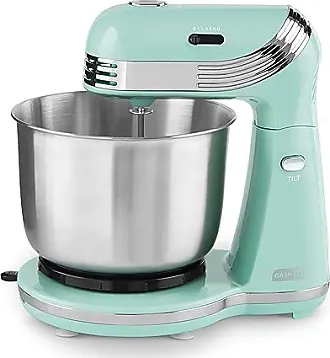 Delish by Dash Compact Stand Mixer 3.5 Quart with Beaters & Dough Hooks Included - Green