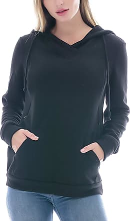 Smallshow Fleece Nursing Sweatshirt Long Sleeve Breastfeeding Pullover Tops 