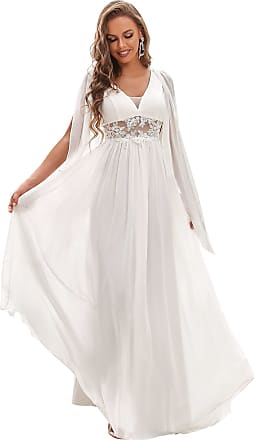 White empire line dress