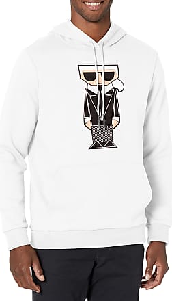 Karl Lagerfeld Ikonik Karl All-over Monogram Sweatshirt in White for Men