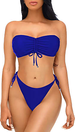 Blue Farfetch Women Sport & Swimwear Swimwear Bikinis Bandeau Bikinis Neela bandeau bikini top 