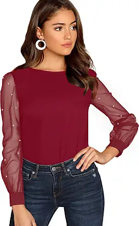 Floerns Women's Choker Neck Cutout Keyhole Sexy Long Sleeve Tee Shirts Tops  : : Clothing, Shoes & Accessories