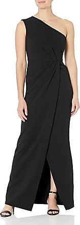 calvin klein black long dress